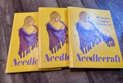 LEE WARDS COMPLETE LIBRARY OF NEEDLECRAFT (3 VOLUMES) - Hardcover  
