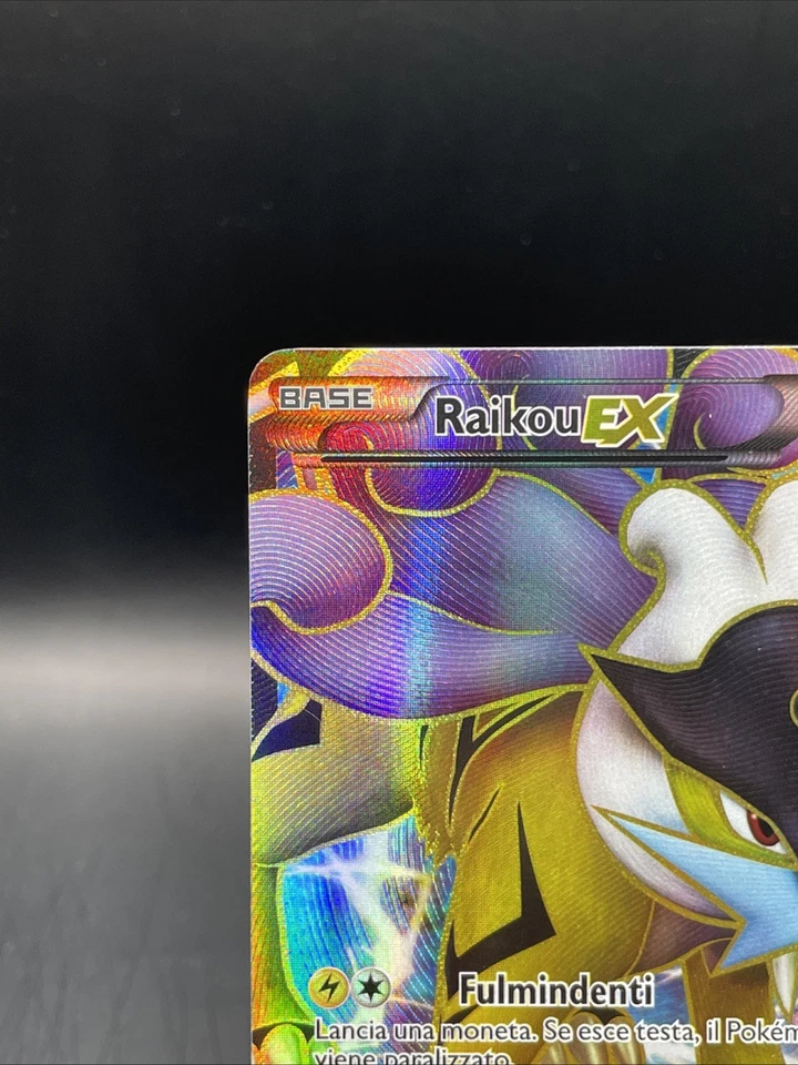 Pokémon TCG Raikou EX Full Art Ultra Rare Holo Card 105/108 - (Italian) NM - Image 2 of 4