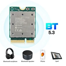 WiFi 7 QCNCM865 M.2 Key E WiFi Card BT5.3 Tri-Band Network Card 5800Mbps for AMD