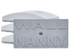 4 Pack - Made in USA Indoor Baby Gate Wall Protector - No Safety Hazard Gray