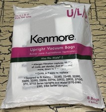 8 Kenmore Type U L O Upright Vacuum Cleaner Bags Allergen 50105 50688 50690 5068