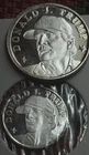 Donald J Trump - 1/10 Troy Oz .and One 1gram 2 Coins SILVER Round -  RARE