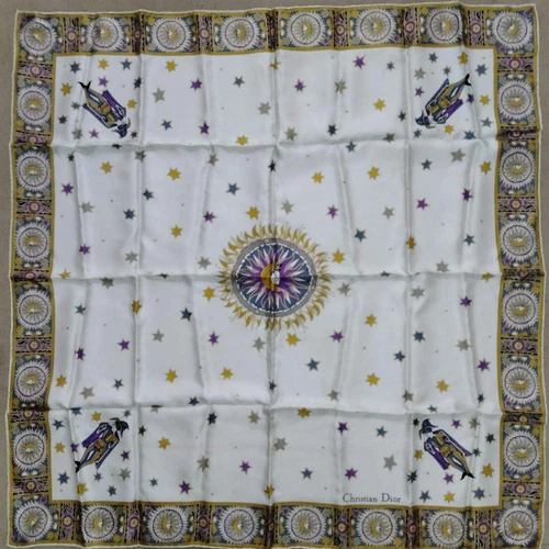 Christian Dior Foulard Foulard Carré 90 35,4 pouces x 35,4 pouces Multicolore