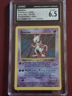 Pokemon TCG Mewtwo Base Set Shadowless Holo 010/102 CGC 6.5