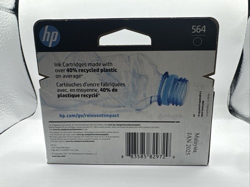 Neu versiegelt Original HP 564 schwarz Standard Tintenpatrone EXP 01/2025 - Bild 2 von 4