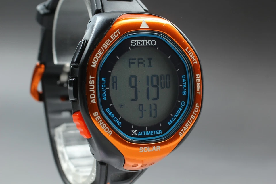 [N NEUWERTIG] SEIKO Alpinist S822-00A0 Digital Solar Herren Quarzuhr aus JAPAN - Bild 3 von 4