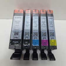 NEW GENUINE - CANON 270XL 271 FULL SET Ink Cartridges - 0319C006 Sealed
