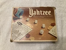 Vintage 1978 Yahtzee Game, No. EO950, E. S. Lowe a Milton Bradley Co.
