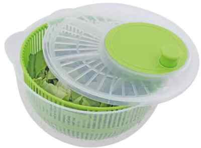 Rotho Salatschleuder 4,5L Fresh - Salattrockner 25 X 25 X