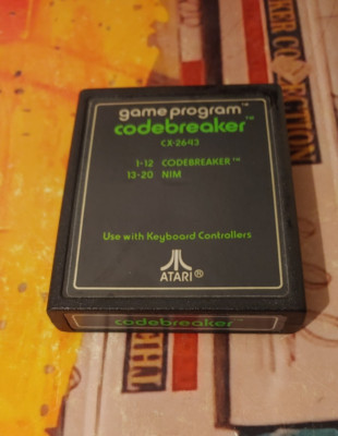 Codebreaker (Atari 1979) ATARI 2600 VCS (Modul / Cartridge) CX2643 classic
