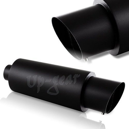 S szver weld-on muffler seres 4 N1 carbon tp black 2.5 nlet+slencer sound good - YouTube