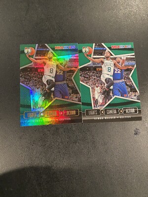2020-21 NBA Hoops KEMBA WALKER Lights Camera Action Holo Foil Parallel + Base