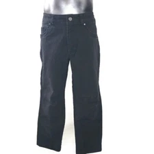 KUHL Rebel Saddle Stitch Pants Mens Vtg Patina Dye Charcoal Size 36 x 29 Actual