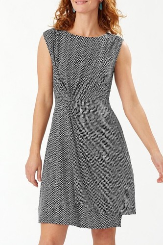 Tommy Bahama Goa Boa Side Twist Dress Travel Ready Wrinkle Free Size XL