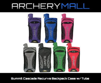 Summit Cascade Recurve Backpack Case w/ Tube **MUTIPLE COLORS**