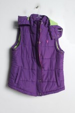 Colours By Alice Womens Gilet Jacket Purple - Size 10 (d5)