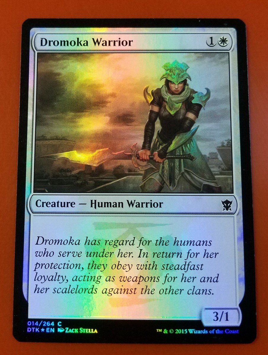 1x Dromoka Warrior | FOIL | Dragons of Tarkir | MTG Magic Cards