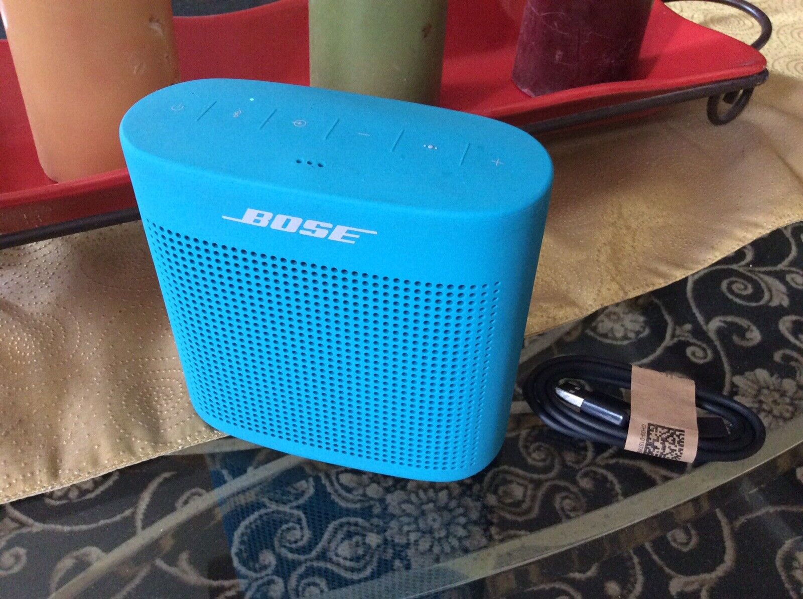 Bose SoundLink Color II Bluetooth Speaker-Aquatic Blue - No Bottom Cover  Working