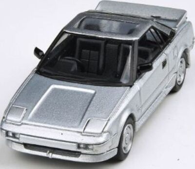 Paragon 1/64 Toyota MR2 MK1 Super Silver Metallic Closed Lights 1985  (High Qual