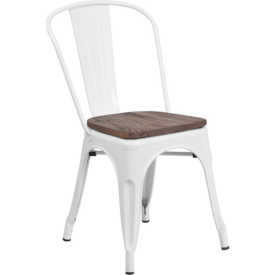 With Wood Seat - Ch-31230-wh-wd-gg