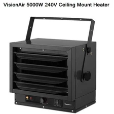 VisionAir Heater Ceiling Mount Garage Shop Utility 5000/4000/3000W Heat Settings