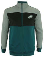 OuterStuff NFL Youth Performance Full Zip Stripe Jacket , Philadelphia Eagles
