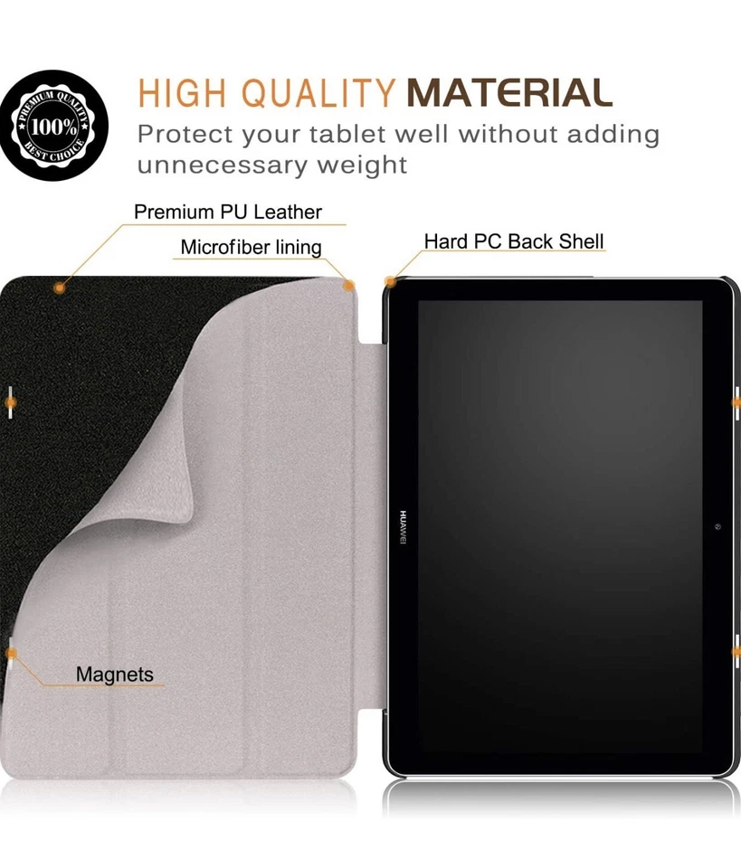 Huawei New Xuanbeier Ultra Slim Deer Case For Huawei MediaPad T3 10 9.6inch - Image 3 of 4