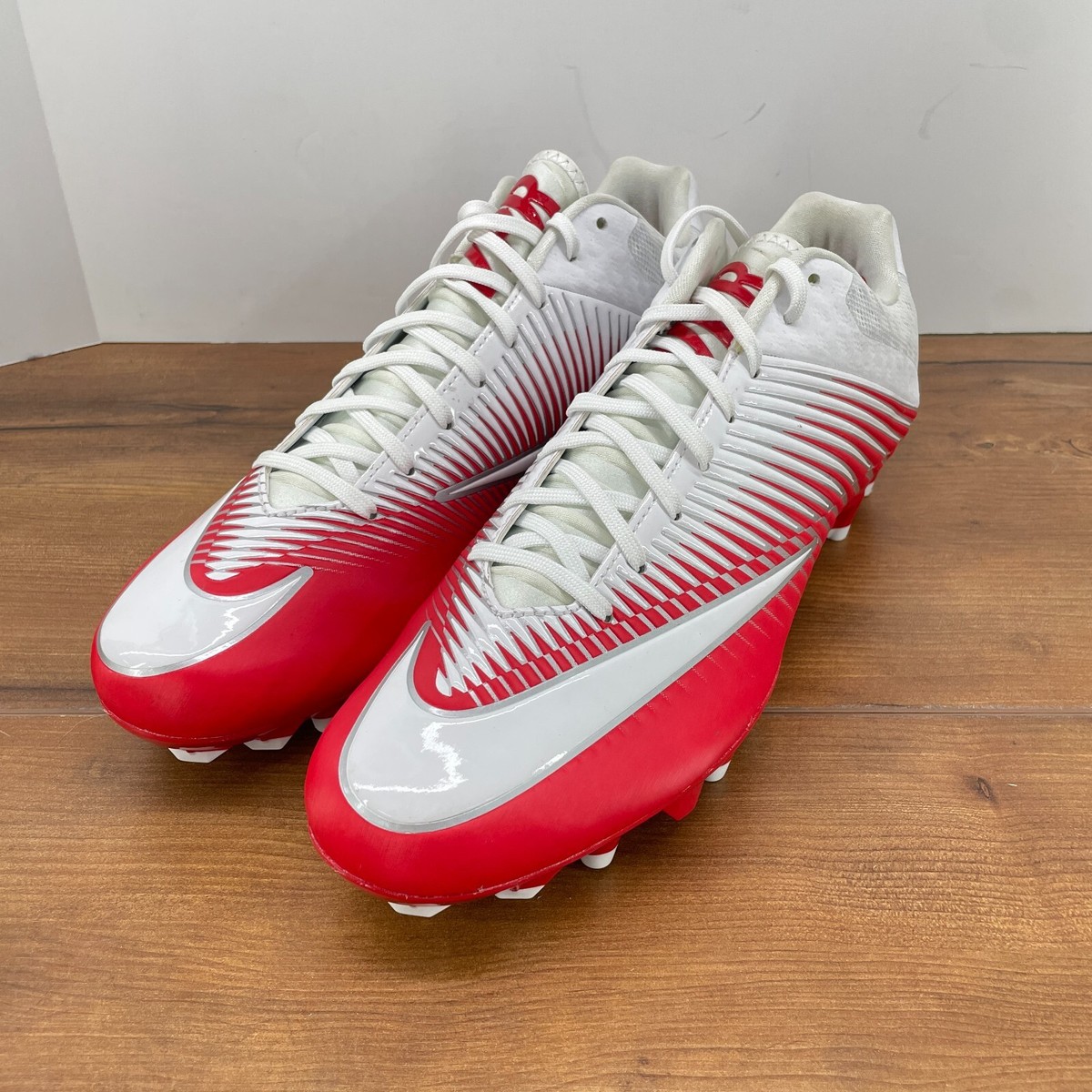 Nike Vapor Speed Low 2 TD CF Football Cleats Red White 