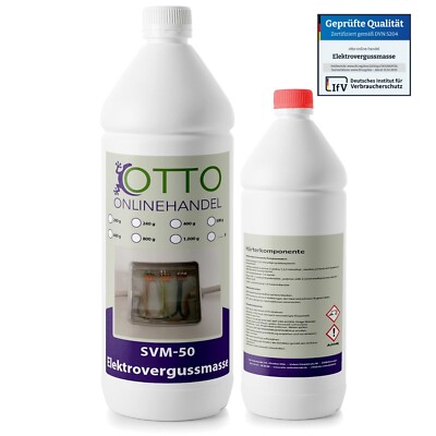 625g 2K Elektro Abzweigkasten Vergussmasse Epoxidharz schwarz IP68 schlagfest