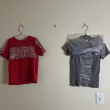 Boys  Dance Costume Lot Size Small Child Red Gray