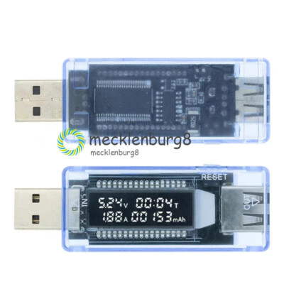 Voltage Meters Current Voltage Capacity Battery Tester USB Volt Current Voltage