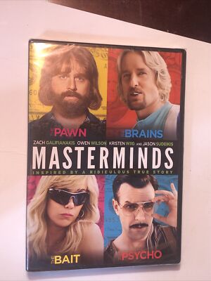 Masterminds (DVD, 2017)