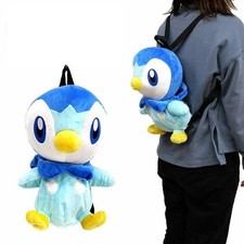 Maruyoshi Pokemon Piplup 14-inch Stuffed Plush Bag Backpack Authentic USA