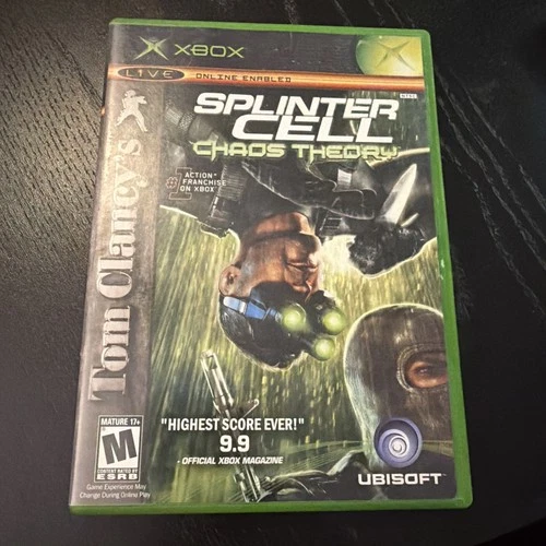 Tom Clancy's Splinter Cell: Chaos Theory -- Microsoft Xbox Video Game, Untested