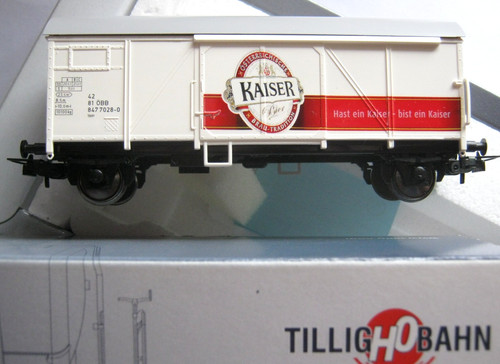 Tillig H0 76527 ÖBB KAISER BIERWAGEN Kühlwagen Iggqs Ep4 NEU zu Roco 47071 66585 | Condition: Neu
