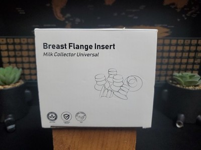 Threlaco Breast Flange Insert (19mm) Set 10pc with 20ct Milk Collection Bags