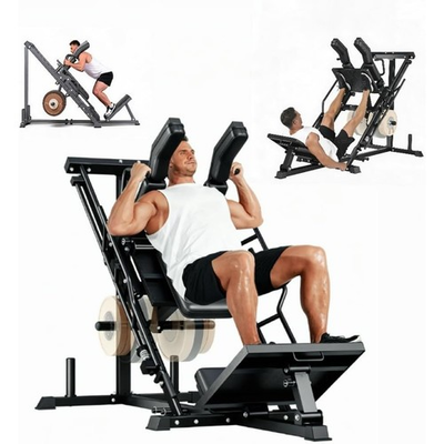 #ad 3 in 1 Leg Press Hack Squat Machine Adjustable Leg Press Machine for Home Gym $485.99
