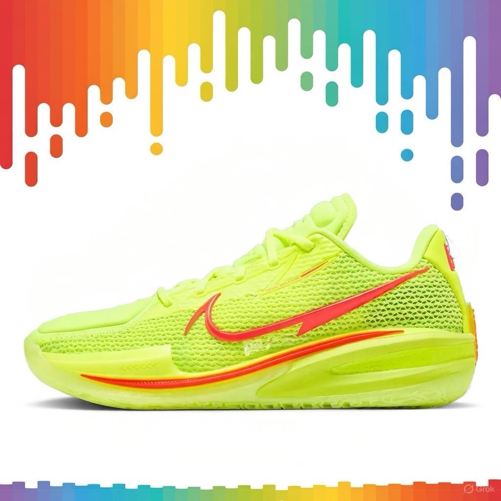 Size 10.5 - Nike Air Zoom GT Cut EYBL - Volt Bright Crimson for
