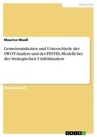 Gemeinsamkeiten Und Unterschiede Der Swot-Analyse Und Des Pestel-Modells Bei...
