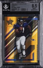 2004 LEAF ROOKIES & STARS LONGEVITY GOLD #8 JAMAL LEWIS BGS 8.5
