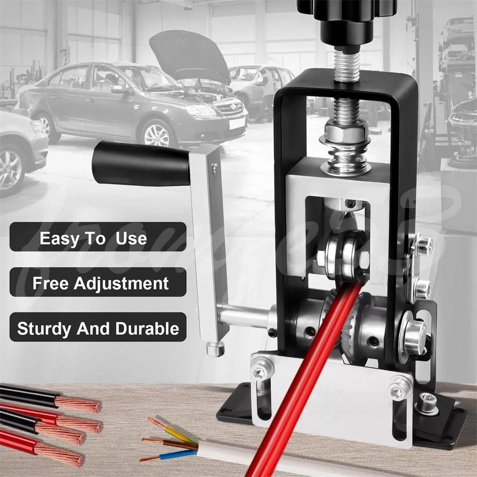 Máquina pelacables manual taladro manivela manual herramienta pelacables 1-25 mm Foto 2 de 4