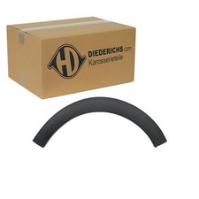 DIEDERICHS LEISTE SCHWARZ STOßSTANGE VORNE RECHTS passend für CITROËN C3