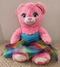 BUILD-A-BEAR BABW 2023 Barbie Movie Pink Bear Ballerina Outfit Stuffed Plush