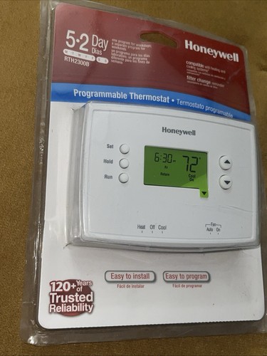 NEW Honeywell Home RTH2300G, Programmable Thermostat, 5-2 Day Scheduling, NEW - Picture 13 of 24