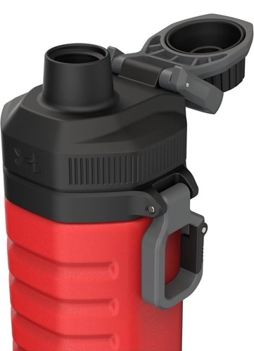 Under Armour UA OffGrid Vacuum Insulated Stainless Steel Water Bottle 32oz Red - Picture 3 of 7