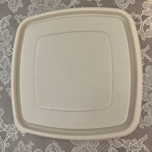 Vintage Rubbermaid Servin Saver #2 Square Almond Lid 0011 Replacement 7"