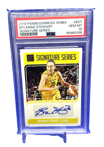 Breanna Stewart #SS-BST 2019 Panini Donruss WNBA Signature Series card