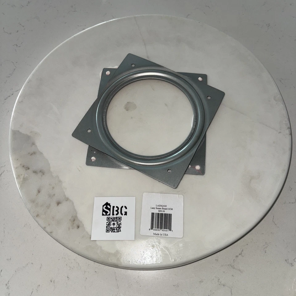 Marble Lazy Susan 15” - Image 2 of 4