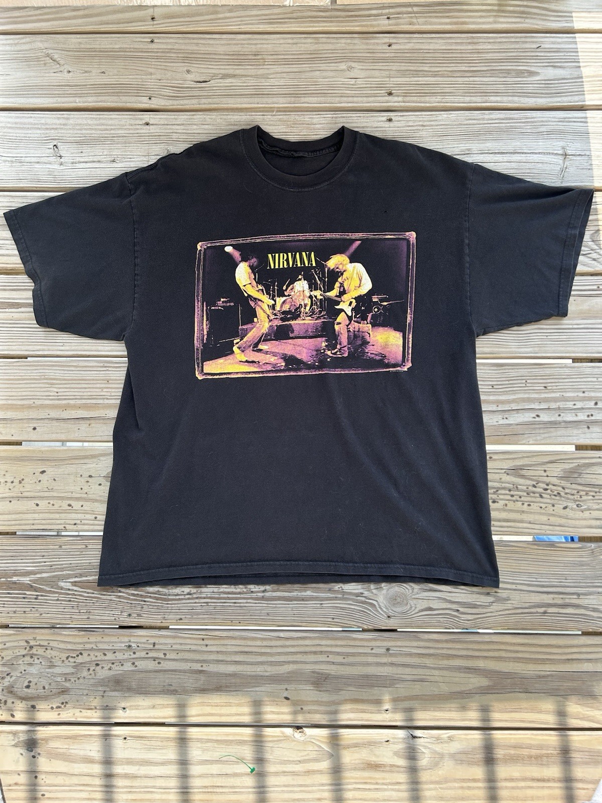 Vintage XL Nirvana Muddy Banks Of The Wishkah 1996 Tour Shirt