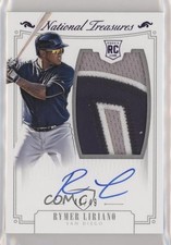 2015 Panini National Treasures Purple 41/49 Rymer Liriano #170 Auto n3t